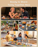 Food warming mat used for buffet serving