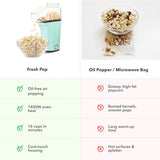 Popcorn maker with butter warming tray