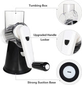 Rotary grater for cheese and vegetables