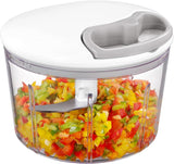 Compact food hand chopper for kitchen