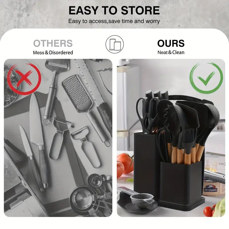 Cutting board included with knife set