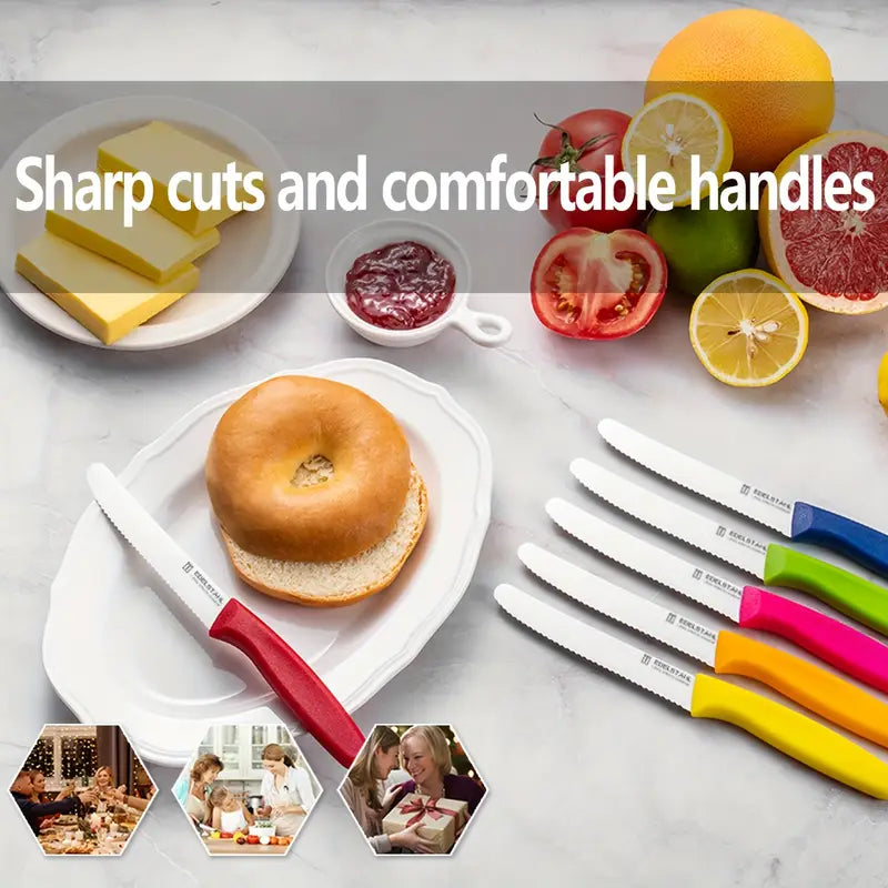 Dessert knife demonstrating precise cutting performance