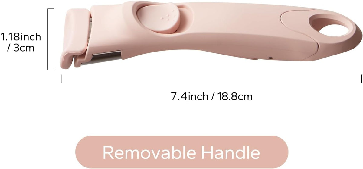 Removable handle used with baking tray