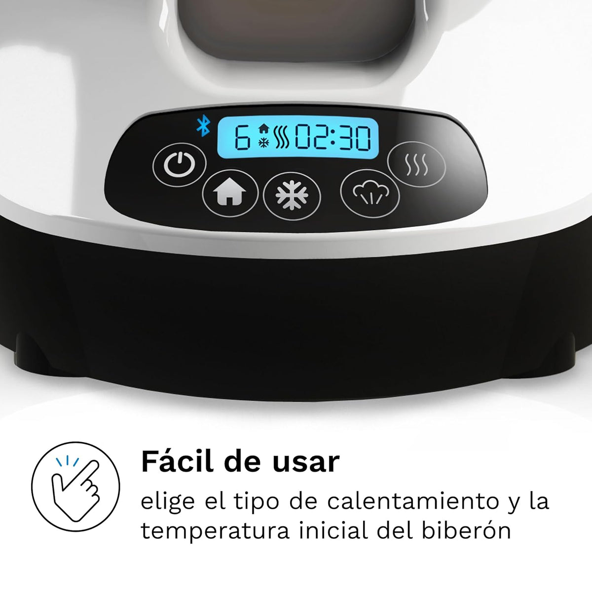 Baby bottle warmer with digital display