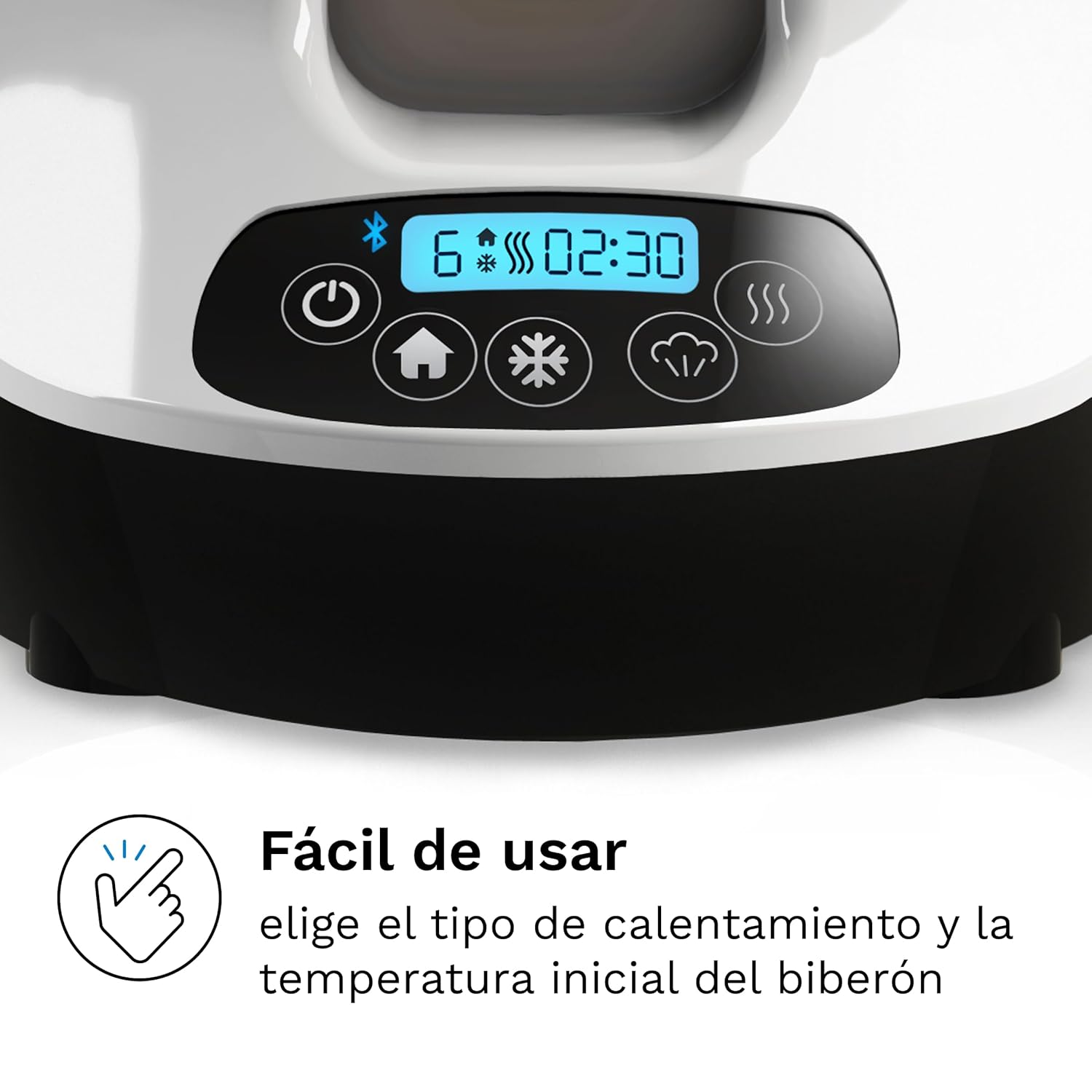 Baby bottle warmer with digital display