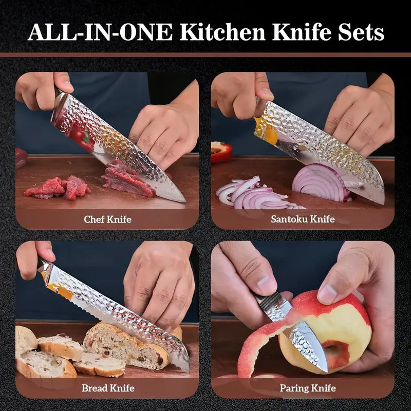 Dishwasher safe premium kitchen knife set