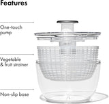 Dishwasher safe salad spinner
