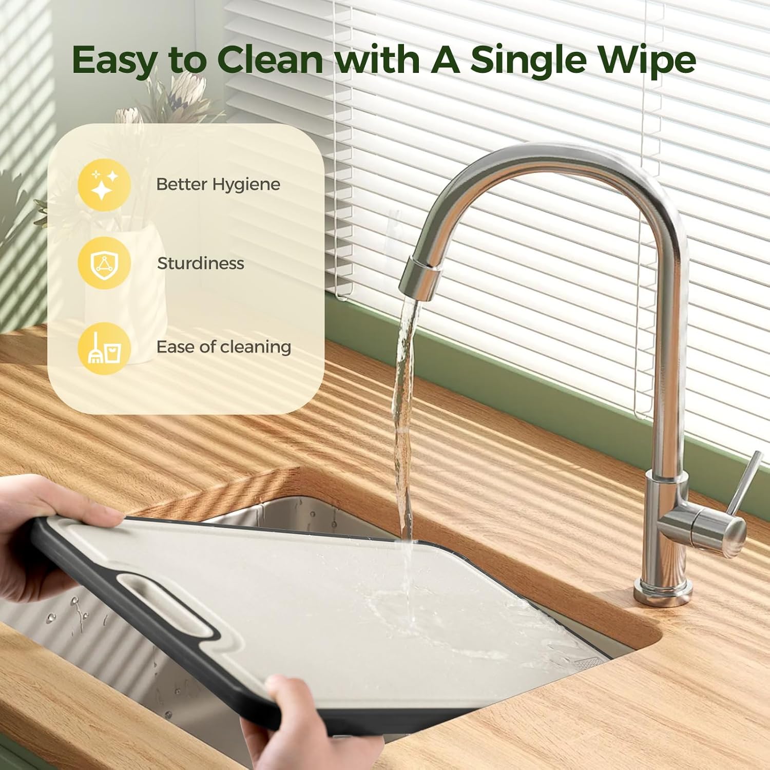 Large double sided metal cutting board 15 by 10.3 inches