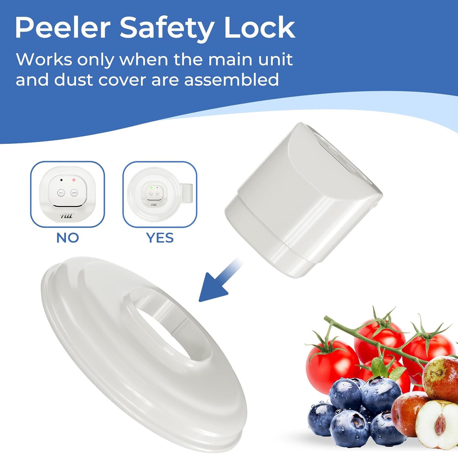 Easy clean electric peeling machine