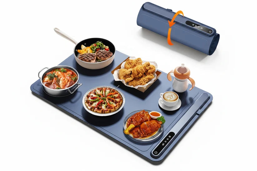 24 x 16 inch electric food warming mat with three adjustable temperature settings