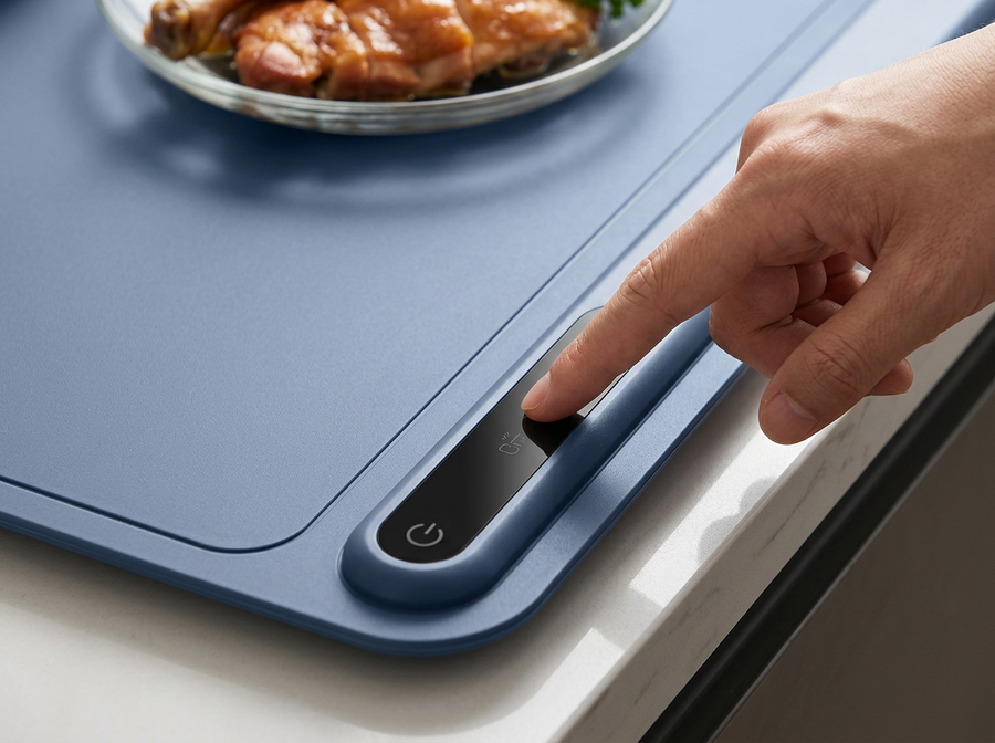 24 x 16 Inch Electric Food Warming Mat – 3-Level Temperature Control, Rollable Food Warmer for Kitchen & Dining