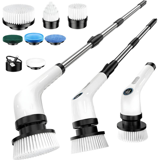 Electric spin scrubber cordless power cleaner