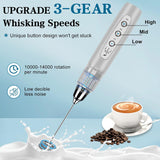 Electric whisk hand mixer for drinks