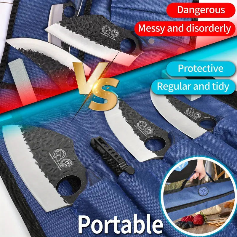 Ergonomic Handle Stainless Steel Chef Knives