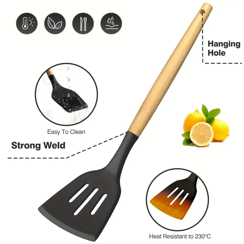 Ergonomic wooden handle knife design