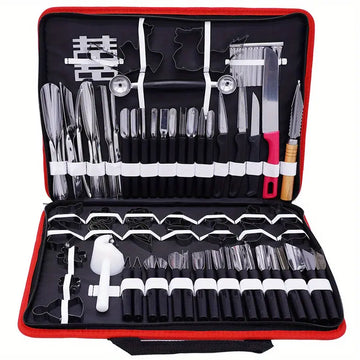 80-Piece Multifunctional Vegetable & Fruit Carving Tool Set – Portable Kitchen Sculpting & Peeling Kit