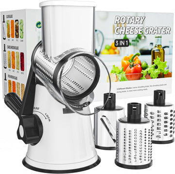 Rotary grater for food preparation