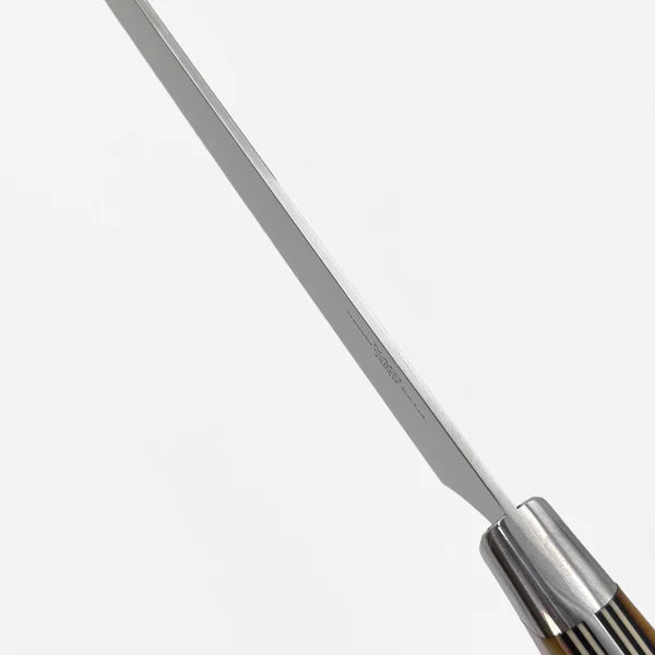 Side profile of 210mm Gyuto chef knife blade