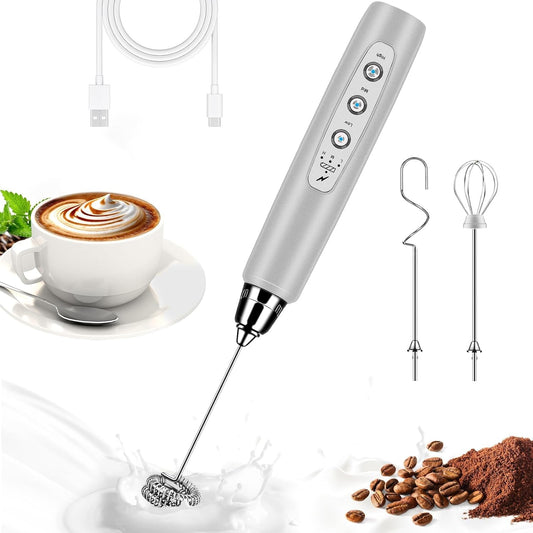 Handheld milk frother electric whisk