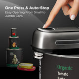 Hands-free electric can opener for easy meal preparation