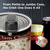 Hands-free electric can opener for easy meal preparation