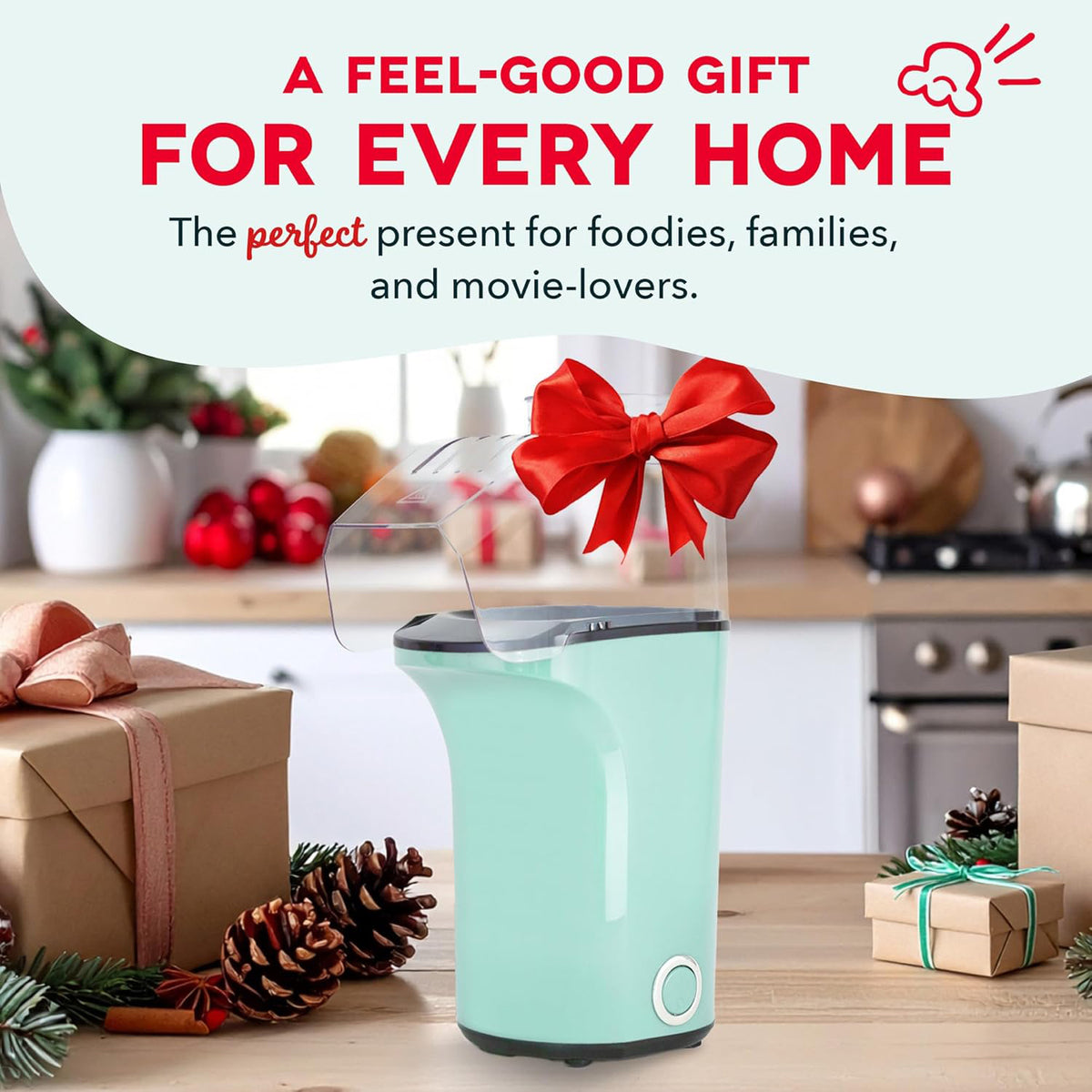 Home use air popcorn popper