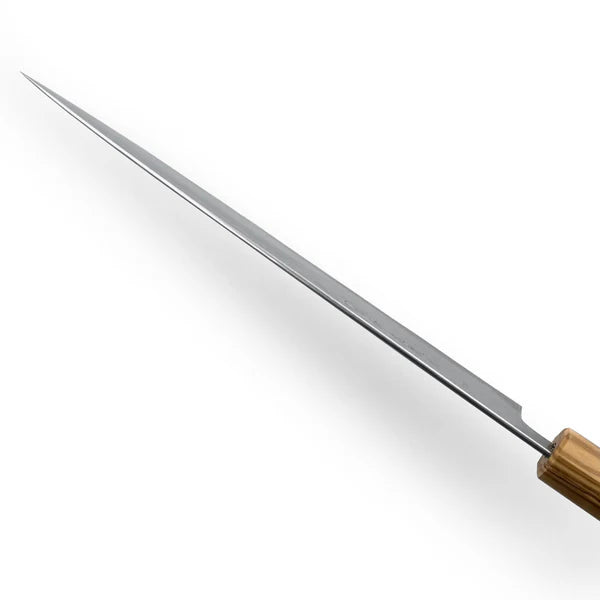 Side profile of 240mm Japanese kitchen knife