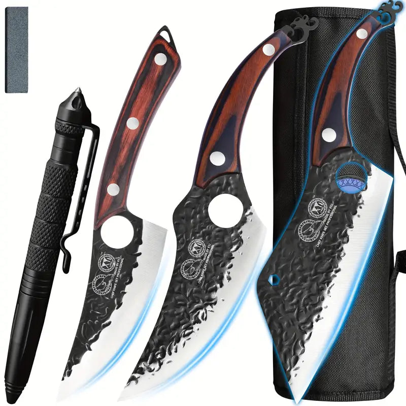 Japanese Professional Kitchen Knife Set with Bag