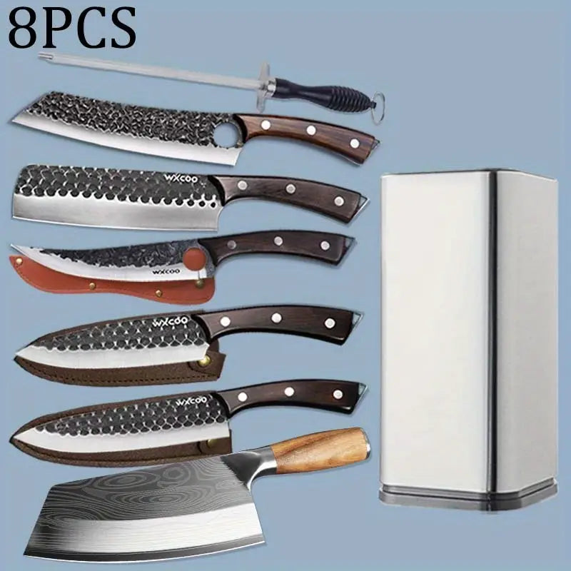 Kitchen Knife Set for Meat and Fish Preparation