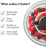 Kitchen salad dryer spinner
