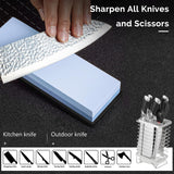 Leather strop for polishing knife edges after sharpening