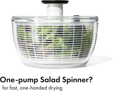 Lettuce dryer spinner for fresh greens