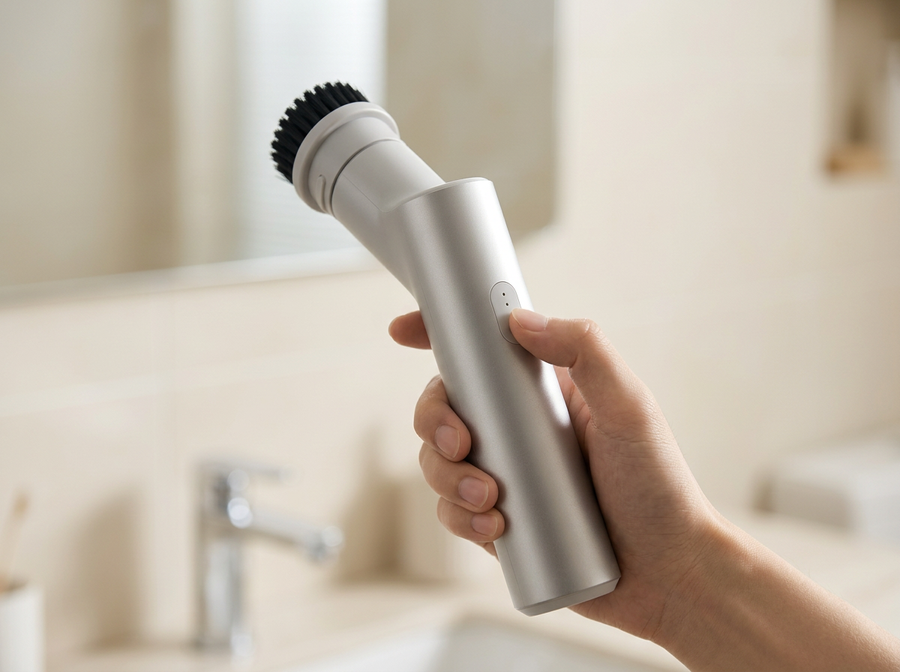 Cordless Electric Spin Scrubber with 9 Brush Heads – Handheld Cleaning Brush for Bathroom, Kitchen & Household Surfaces