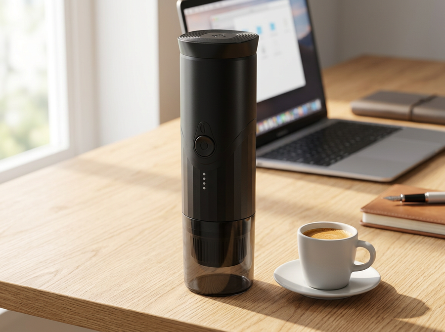 Portable Espresso Machine – 20 Bar Rechargeable Handheld Coffee Maker