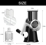 Manual cheese grater black color