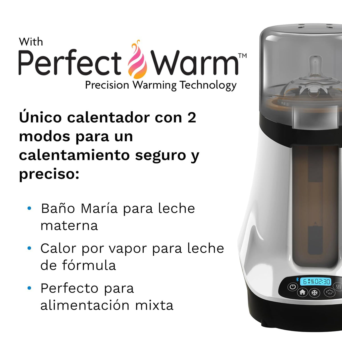 Newborn infant bottle warming device