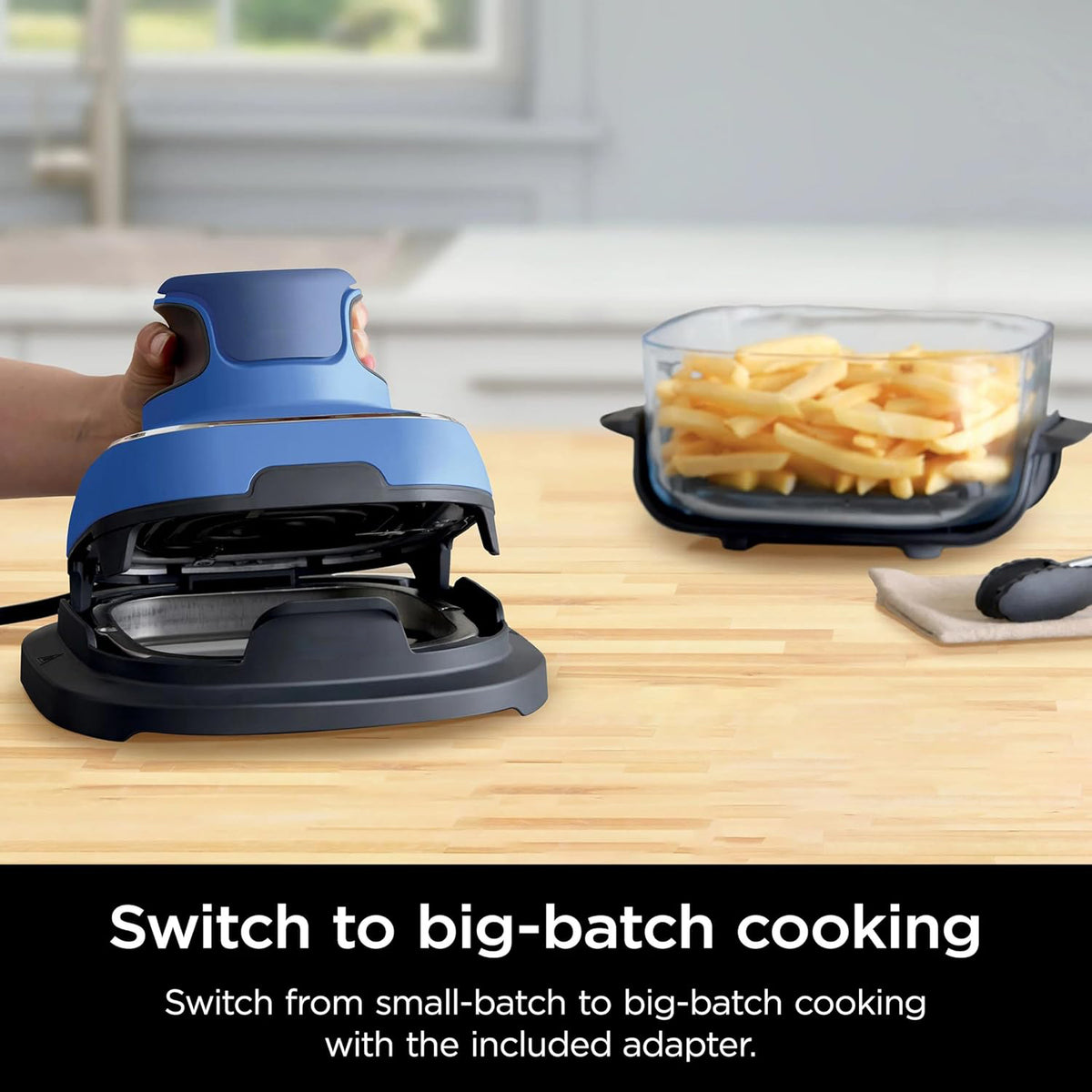 Heat resistant feet for safe countertop use