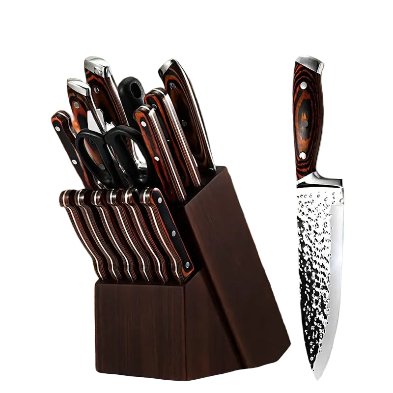 Premium high carbon stainless steel kitchen knife set