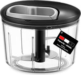 Red manual mini food chopper