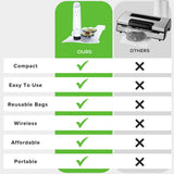 Reusable vacuum storage bags for food preservation