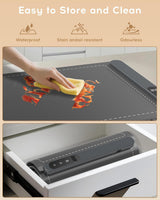 Rollable food warming mat compact storage design
