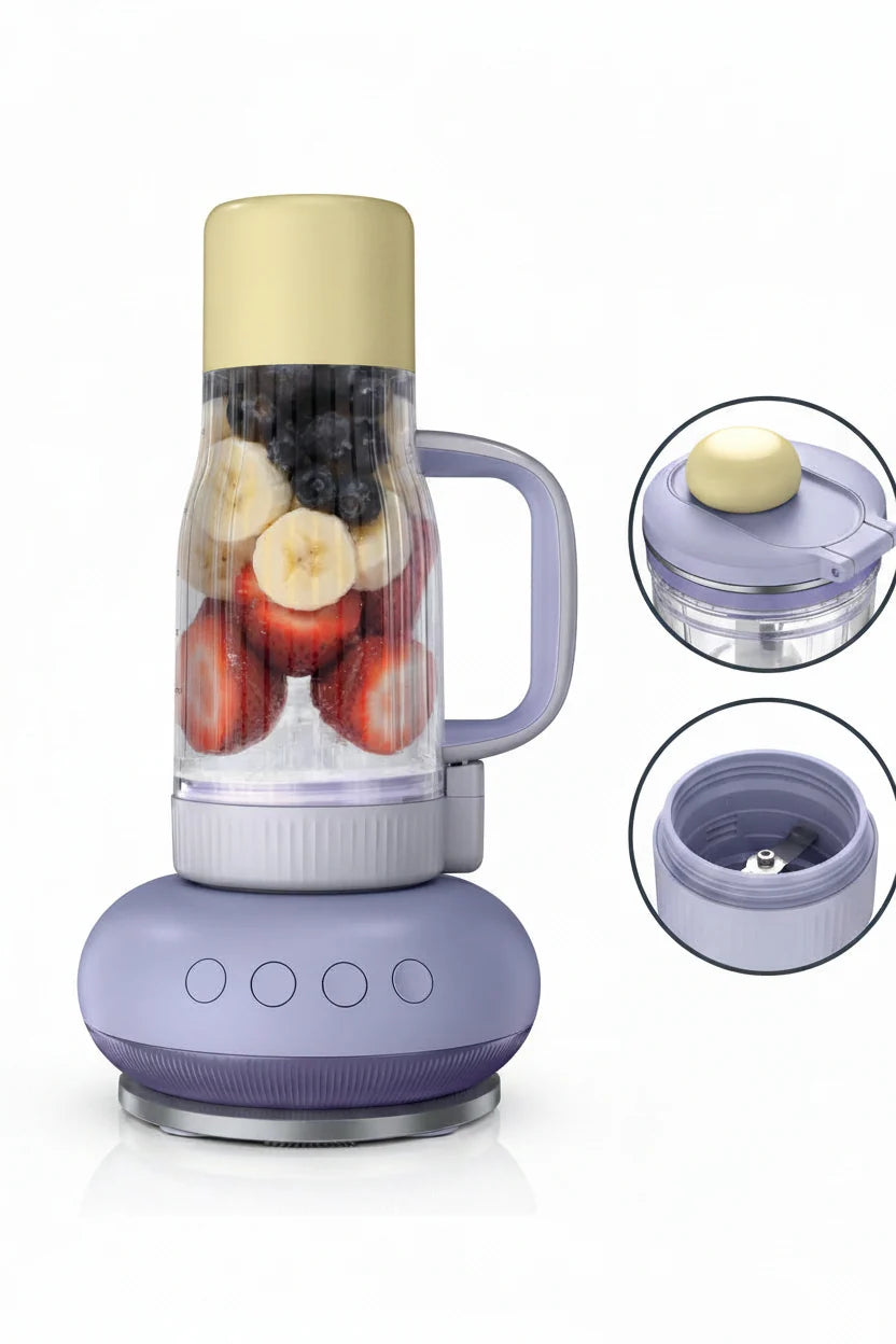 Compact single serve smoothie blender designed for everyday kitchen use