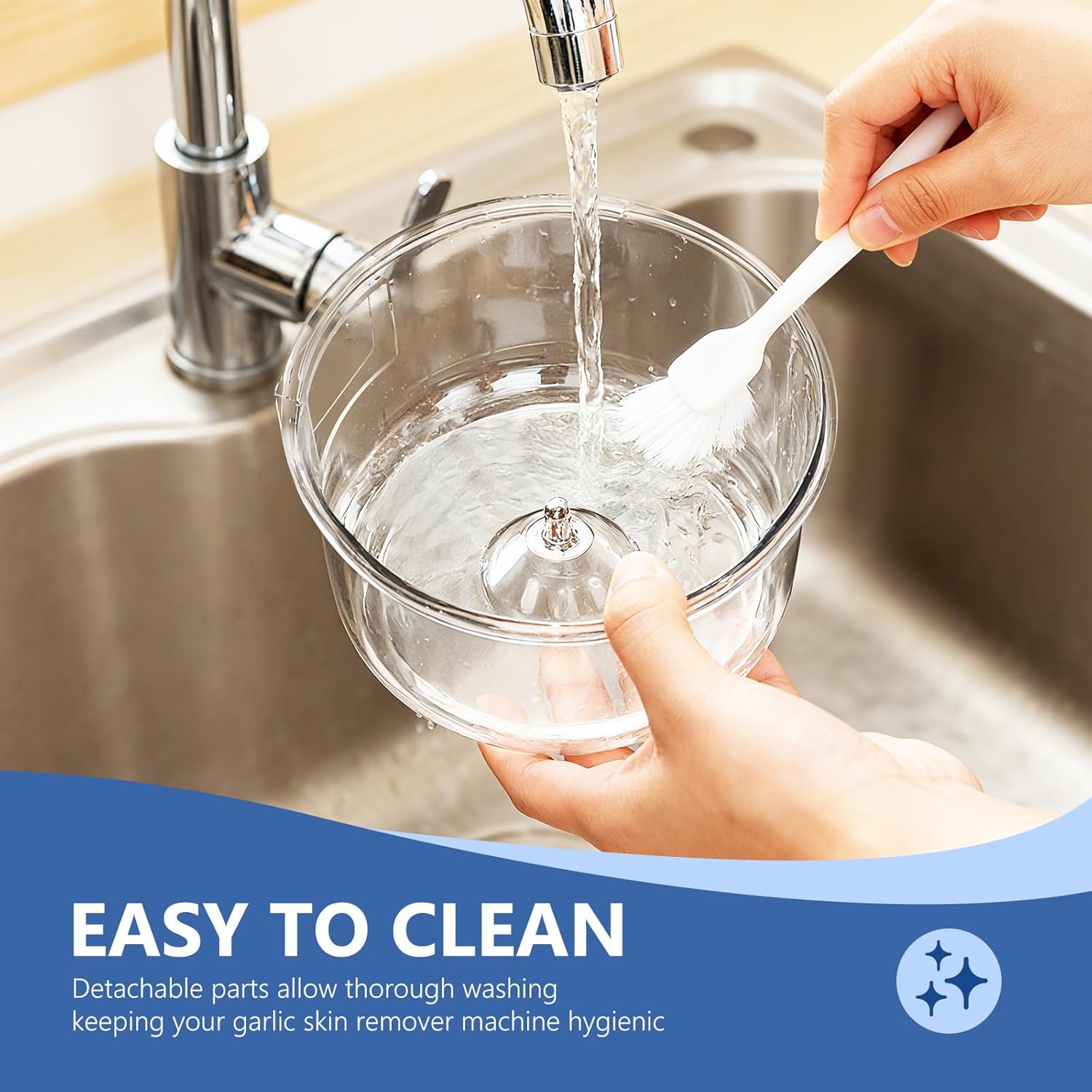 Electric peeler for small fruits