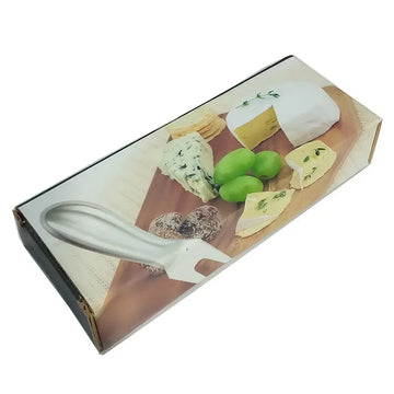 4-Piece Stainless Steel Cheese and Baking Tool Set – Cheese Knife, Butter Spatula, Cake Slicer and Pizza Server