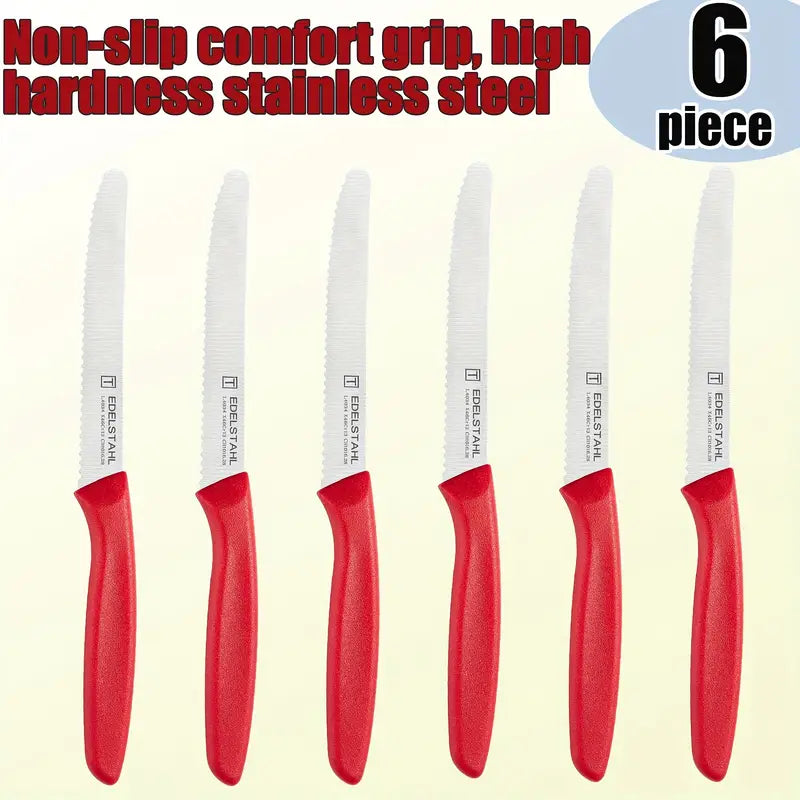 Steak and tomato knives from the premium 6-piece set