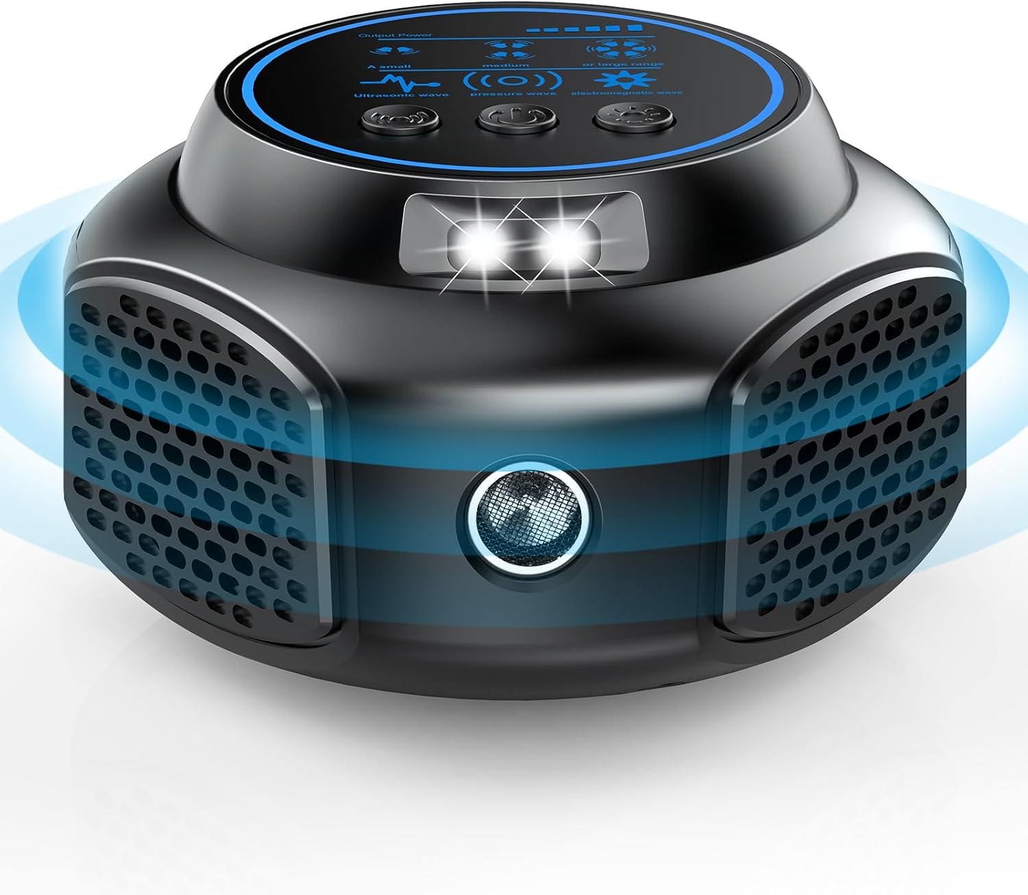 Ultrasonic mouse deterrent with multiple sound modes