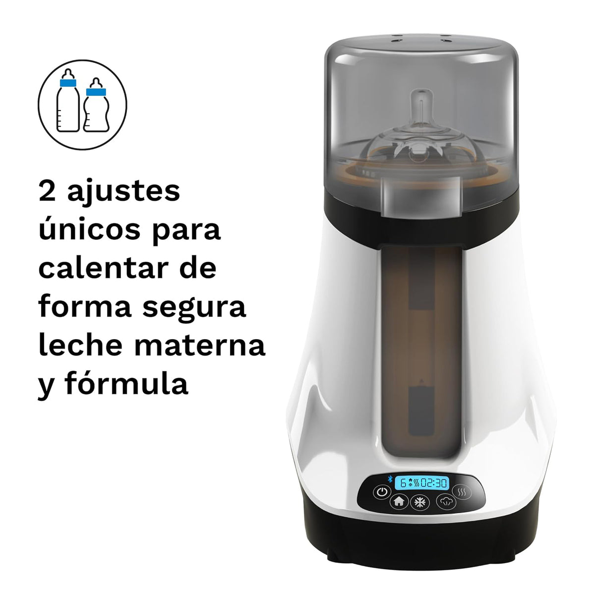 Universal fit baby bottle warmer for glass and plastic