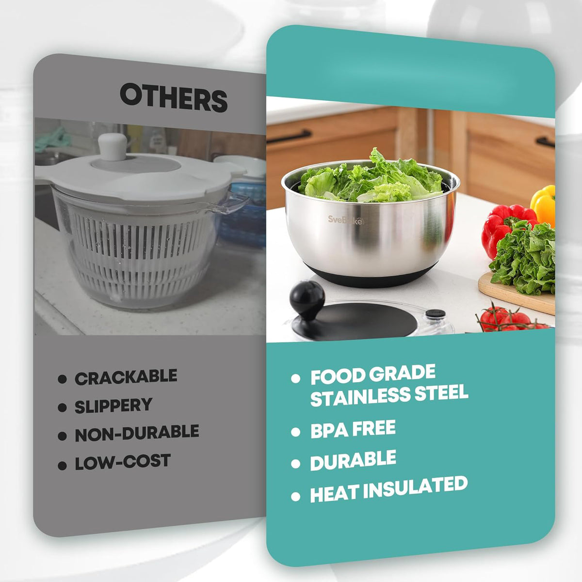 Vegetable and fruit washer spinner