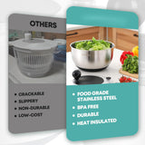 Vegetable and fruit washer spinner