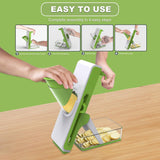 Vegetable slicer mandoline for kitchen food prep